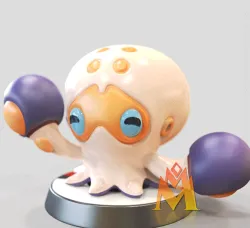 Clobbopus - FAN ART - POKÉMON FIGURINE - POKÉMON UNITE