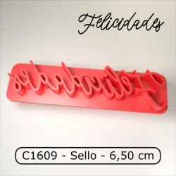 Cookie stamp / Cookie stamp cookie cutter - Congratulations