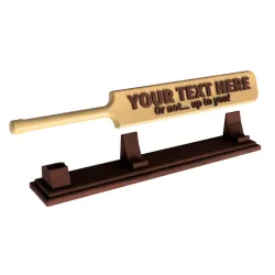 Cricket Bat on a Trophy Stand