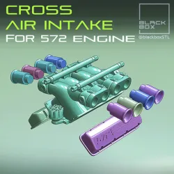 Cross Velocity Stack set for 572 ENGINE 1/24th