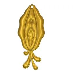 Cumming Vagina Orgasm  Pussy Decor Tiket keychain keyring trinket neck pendant key-keeper Decorative toy for Christmas tree  3d print cnc