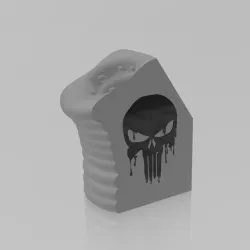 curved flesh light / pen holder