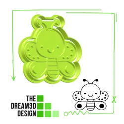 CUTE BUTTERFLY COOKIE CUTTER / MARIPOSA CORTANTE DE GALLETAS