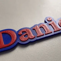 Daniel Key Chain (Contact me to get your personalized design)