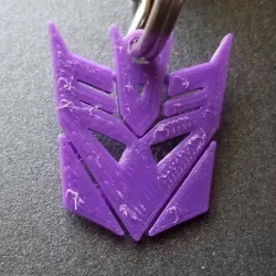 Decepticon Symbol Keychain