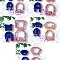 Dog Puppy dog Polymer Clay Cutter Collection