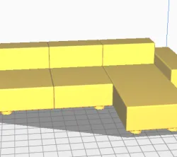 dolls furniture corner sofa