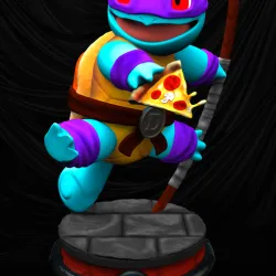 Donatello Squirtle - Pokemon Version