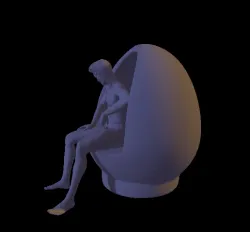 Eggchair Male 2 gay