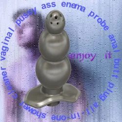 Enema probe dushe anal butt plug all-in-one shower cleaner vaginal pussy ass dick ape35 3d print cnc