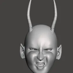 Female Krampus Mask