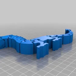 Flexi-Dragon with movable jaw