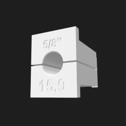 Framebuilding Tube Block - 5/8” inch 15.9 mm