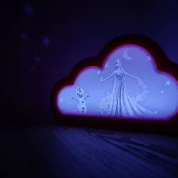 Frozen Lithophane for Cloudy little night light