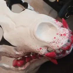 Fursuit. Mask Wolf Skull