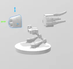 Futuristic Chicken Robot With Built in Flash Photography and Fan