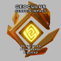Geoculus Genshin Impact -- 3D Print Ready