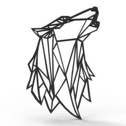 Geometric wolf
