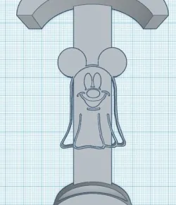 Ghost Mickey - LoungeFly/Minnie Ear Display Hook