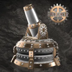 Giant Steampunk Cannon Bunker