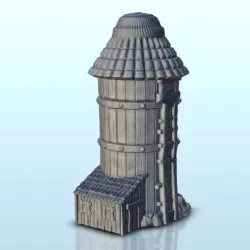 Grain storage building 9 - Medieval Flames of war Bolt Action SAGA DBA Age of Sigmar Warhammer