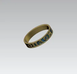 Greek orthodox ring *Спаси и Сохрани*