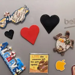 Heart Shaped Fridge Magnet