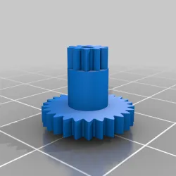 Hexmod Axle Gear (long yellow chassis)