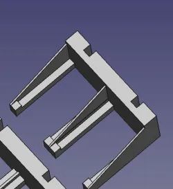 Ikea Skadis airsoft hi-capa magazine support x2