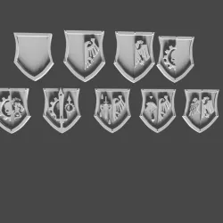 Imperial Knights Heraldry Shields