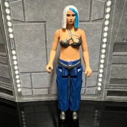 JESS VINTAGE CUSTOM STAR WARS ACTION FIGURE, KENNER 3.75", JABBA'S PALACE DANCER, CUSTOM 1/18 FIGURE
