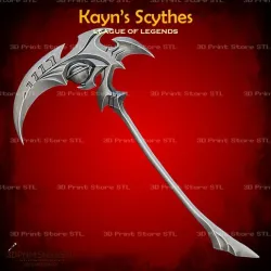 Kayn Weapons Default LOL league of Legends - Fan Art 3D print model