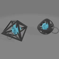 KEYRING - The Foreign Object - X4 SYTLES (8 VARIANTS)