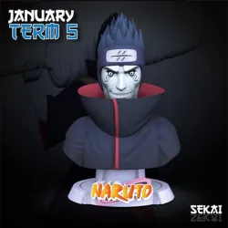 Kisame Bust - Sekai 3D Models - Tested and Ready for 3D printing