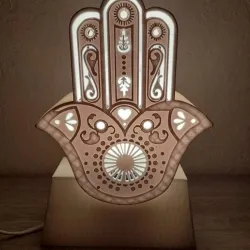 lampe main de fatma / lamp hand a fatma
