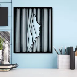 line art : woman frame