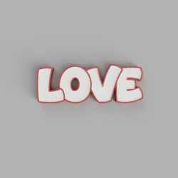 LOVE LED LAMP