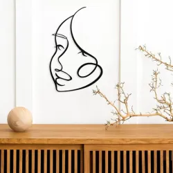 love : wall art decoration : FACE love line