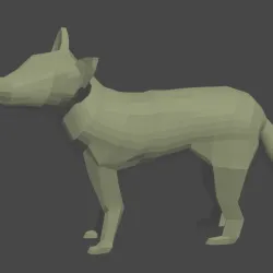 low poly FOX