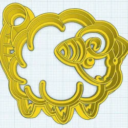 Mareep Cookie Cutter
