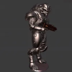 Mass Effect Grunt Statue
