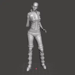 Mass Effect Jack Statue