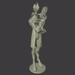 Mass Effect Mordin Solus Statue