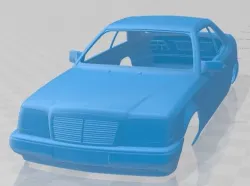 Mercedes Benz E Class Coupe 1993 Printable Body Car