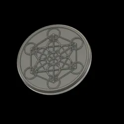 metatron's cube coaster