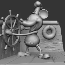 Mickey Mouse Original 1928 STL