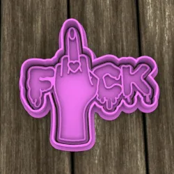 Middle finger fuck middle finger