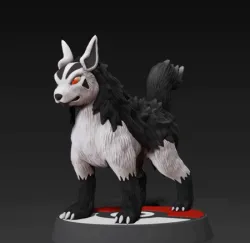 Mightyena -REAL LIFE VERSION- POKÉMON FIGURINE - POKÉMON UNIT