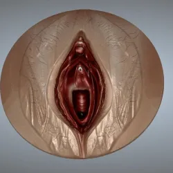 mold form for professionals for chocolate or cookies "pussy-vulva-14" real 3D Relief For CNC and sculpture building decor or table decoration