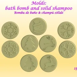 MOLDS: BATH BOMB, SOLID SHAMPOO